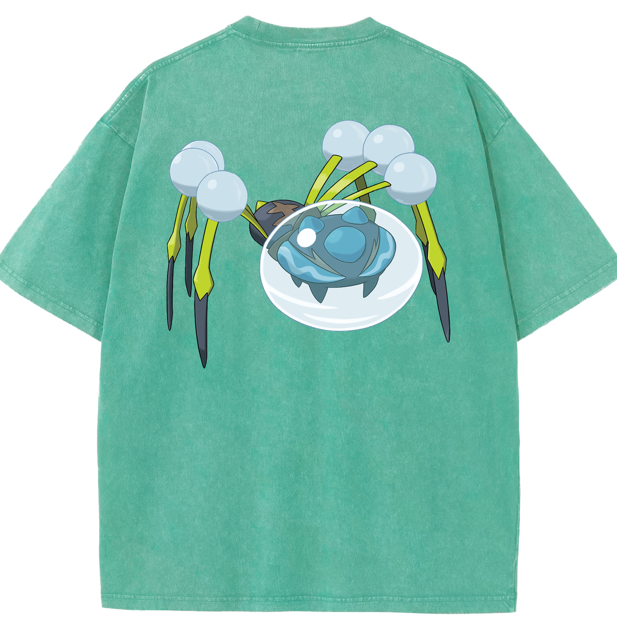 （画像用） ポケットモンスター Pokémon 綿100% ヴィンテージ風 半袖Tシャツ（背面プリント）
